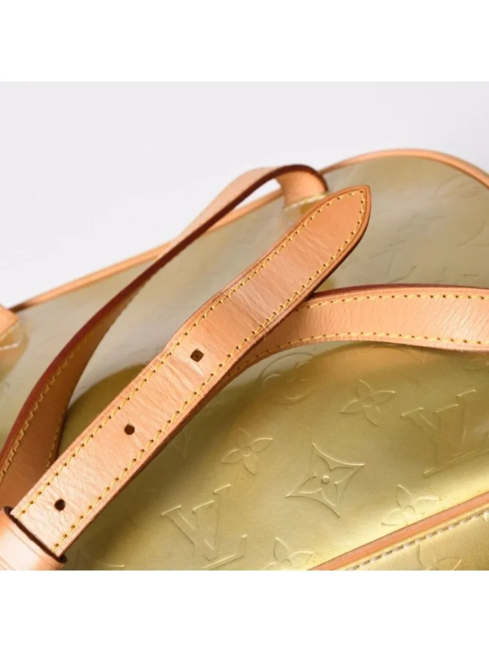 Louis Vuitton Murray Marley Backpack Monogram Vernis Yellow Brown